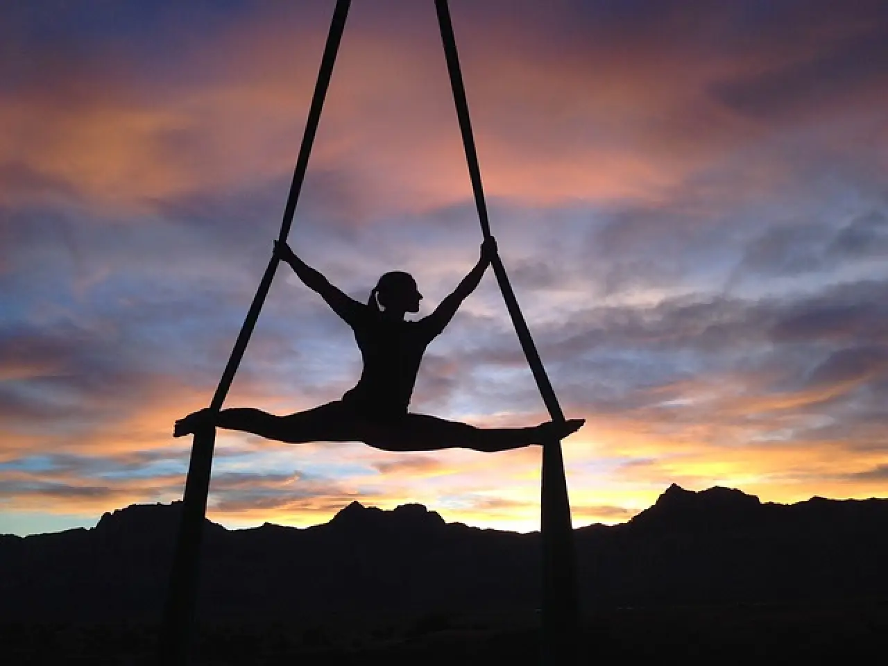 female aerialist