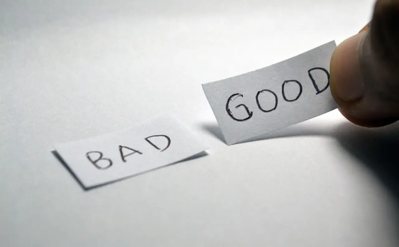 Good and bad messages on paper