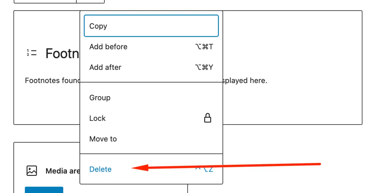 Deleting widgets