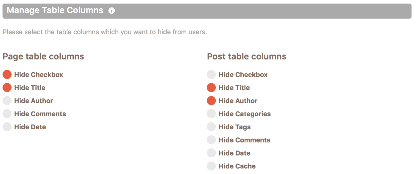 Hiding CPT table columns in Cusmin