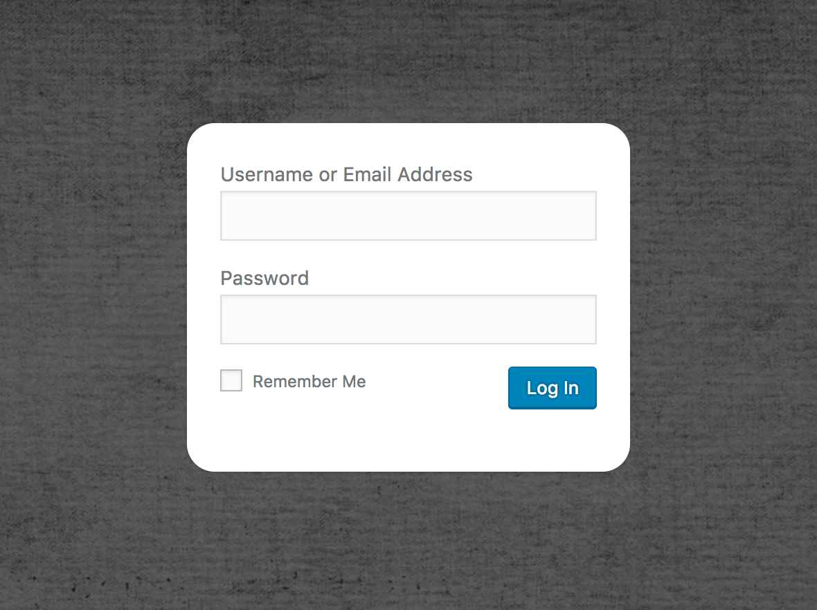 Rounded corners of the WordPress login form made by Cusmin